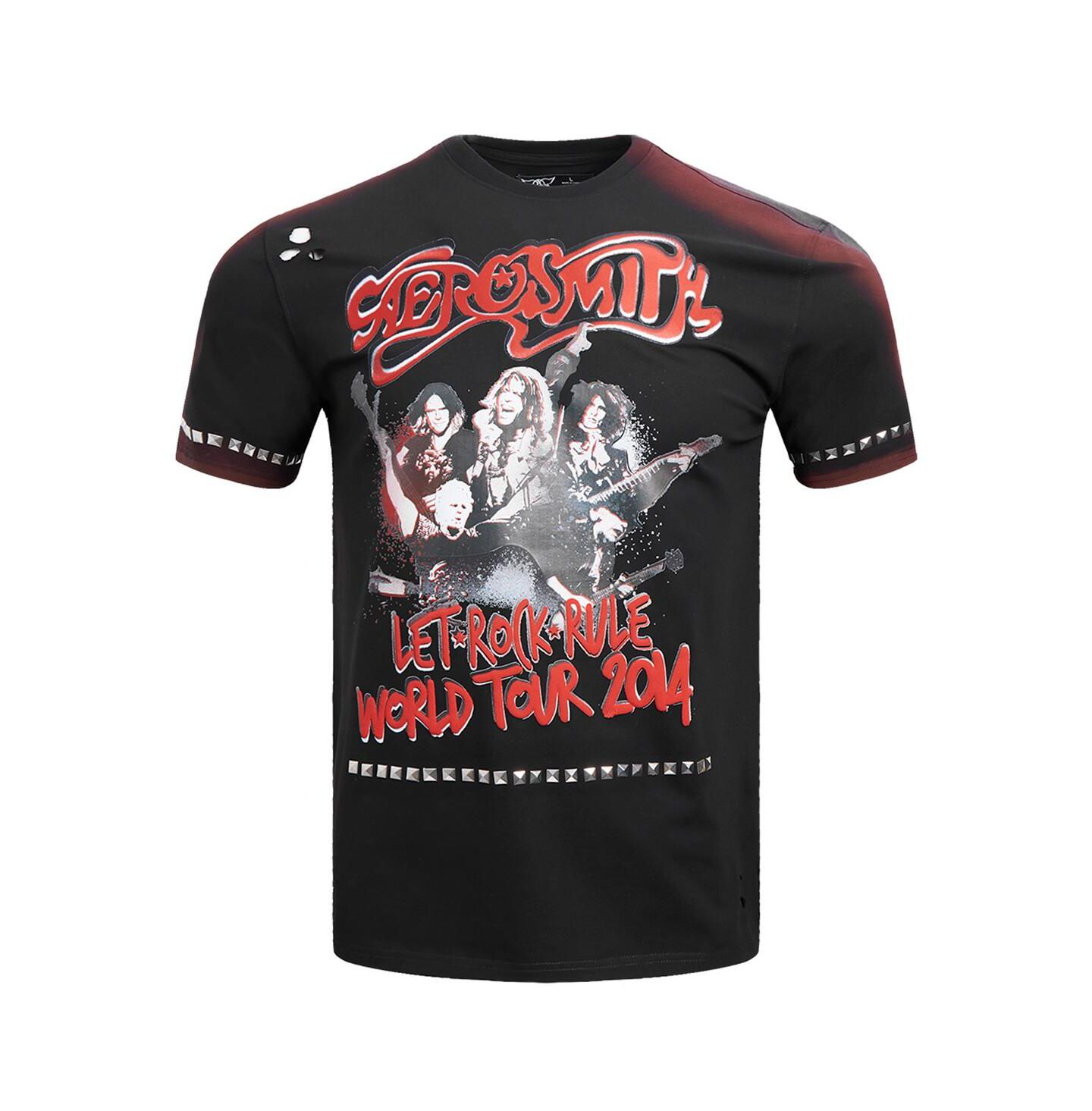 Мужская футболка Freeze Max Black Aerosmith Let Rock Rule the World Tour — фото 3