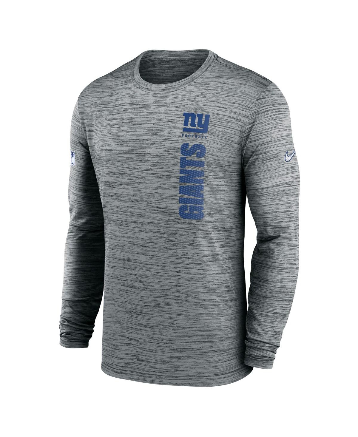 Nike Men's Gray Buffalo Bills 2024 Sideline Velocity Performance Long Sleeve T-shirt In Gray