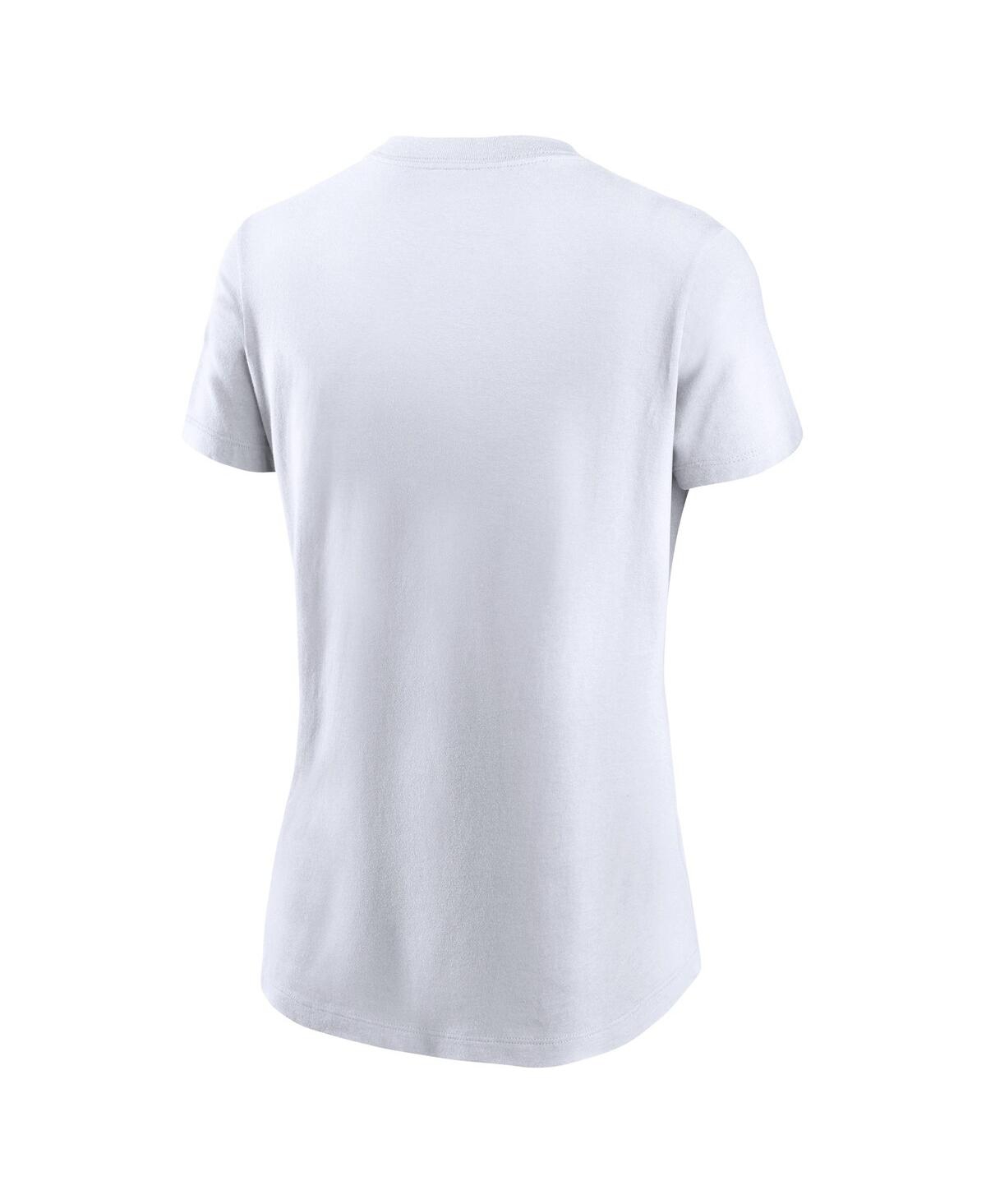 Nike Women's White Miami Dolphins Primary Logo T-shirt In White