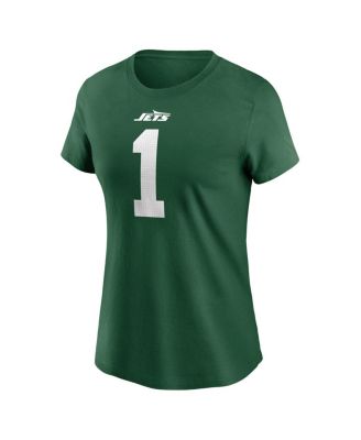 Women's Ahmad Sauce Gardner Legacy Green New York Jets Name Number T-Shirt