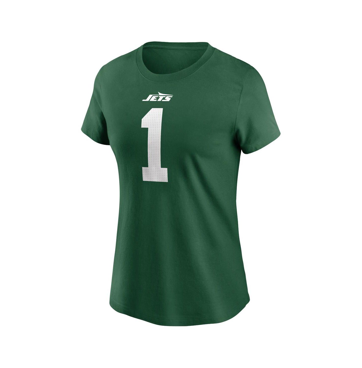 Женская футболка Nike Ahmad Sauce Gardner Legacy Green New York Jets Name & Number — фото 3
