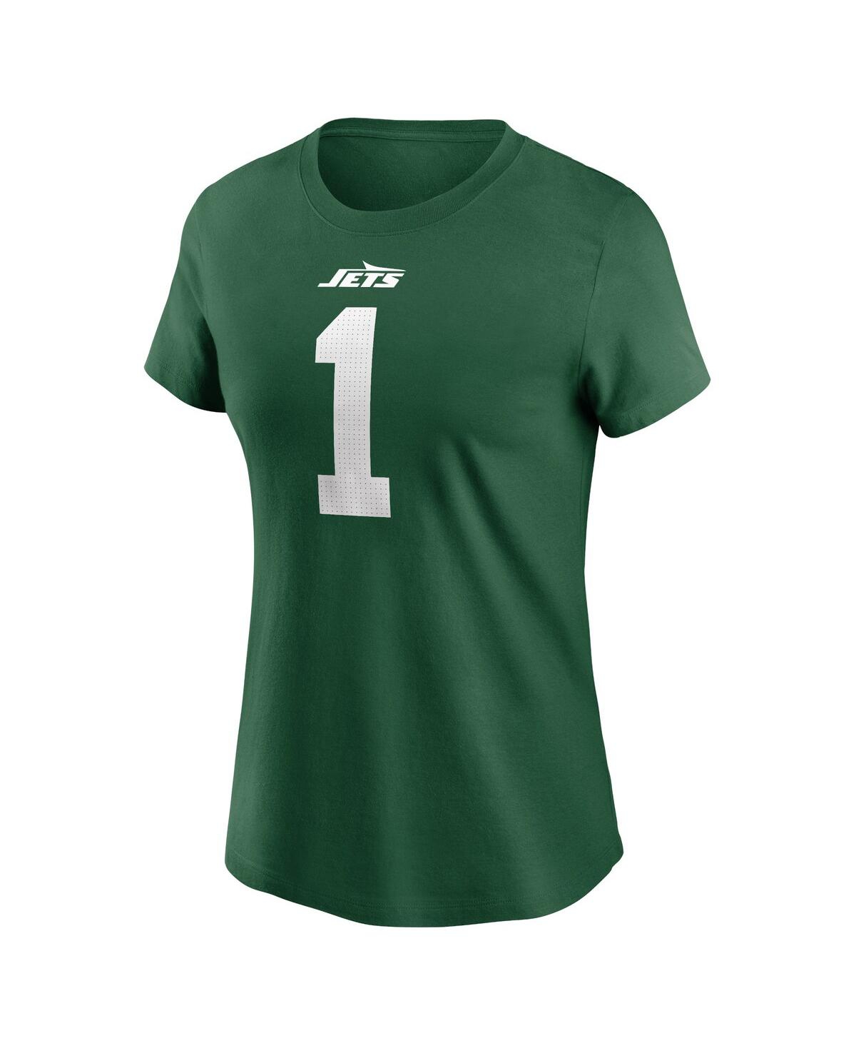 Nike Women's Ahmad Sauce Gardner Legacy Green New York Jets Name Number T-shirt In Green