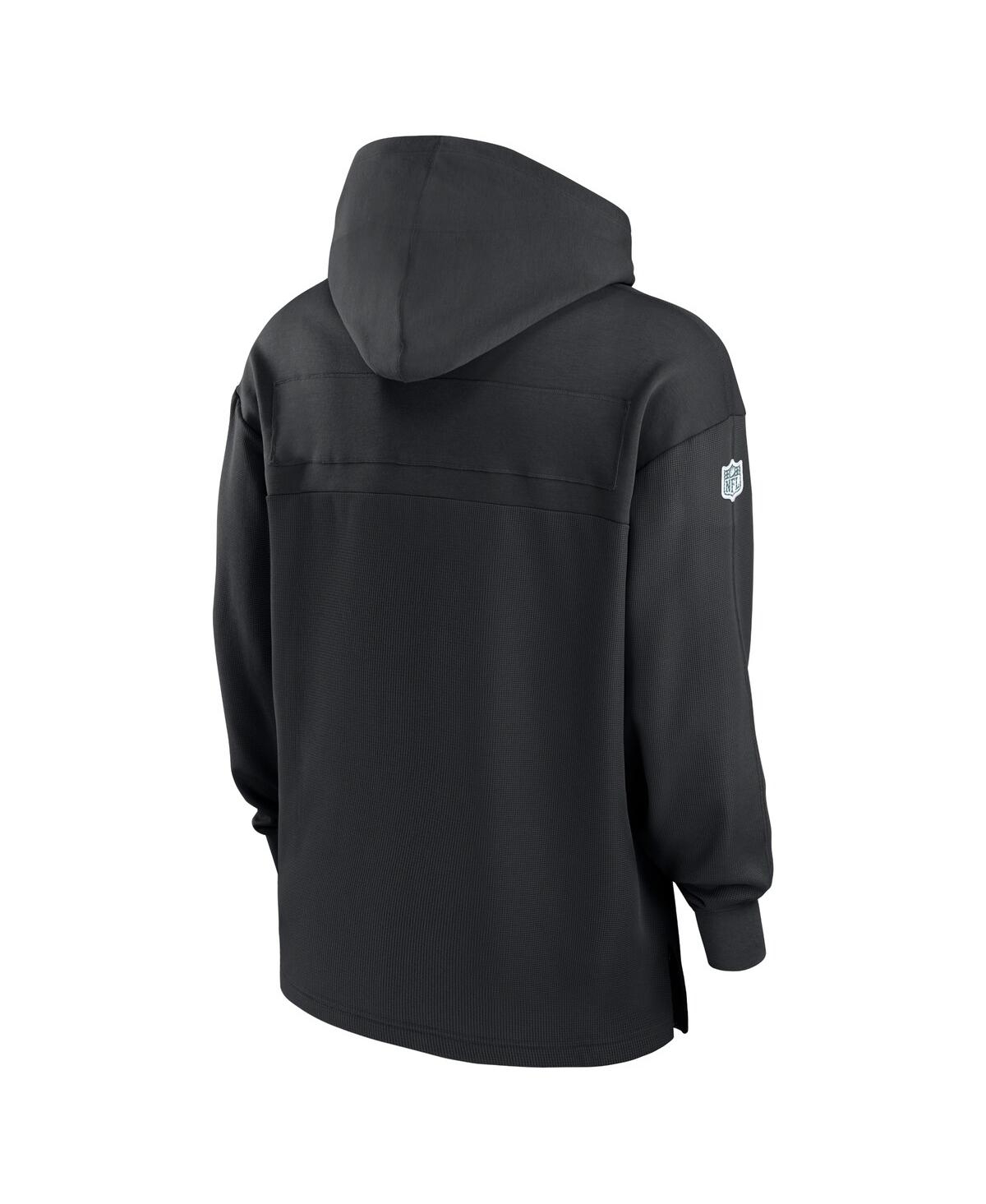 Nike Men'sPhiladelphia Eagles Sideline Jersey Performance Pullover Hoodie - Black
