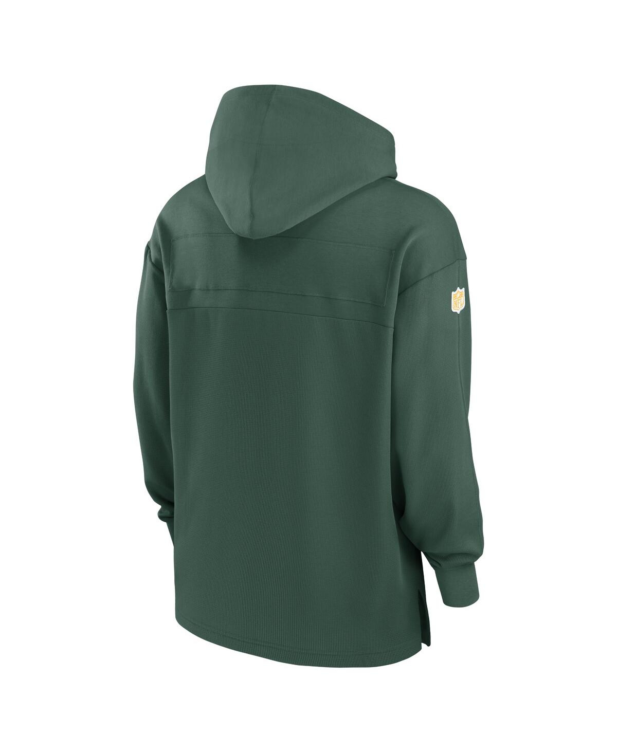Nike Men'sGreen Bay Packers Sideline Jersey Performance Pullover Hoodie - Green