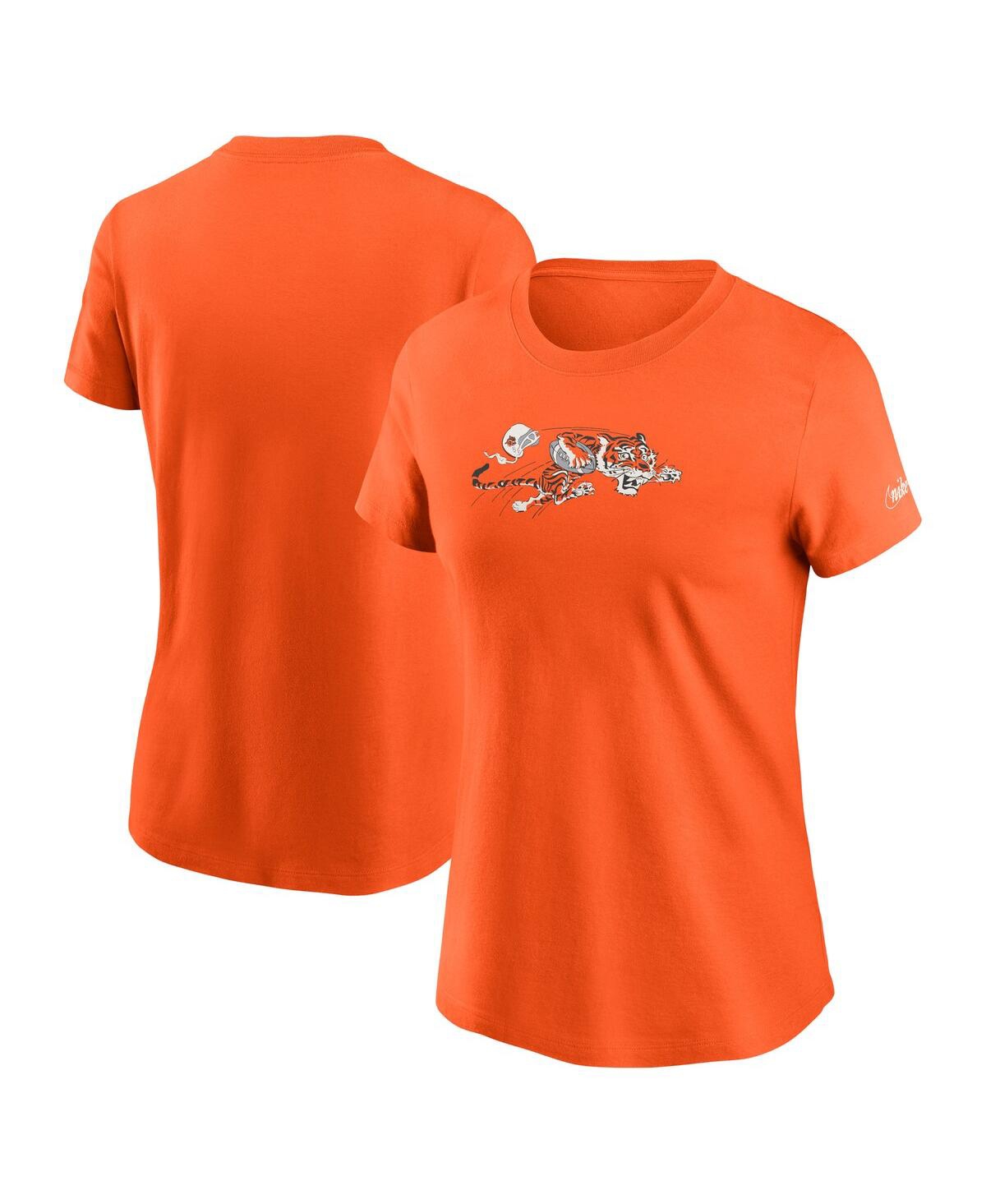 Nike Women's Orange Cincinnati Bengals Primary Logo T-shirt In Orange