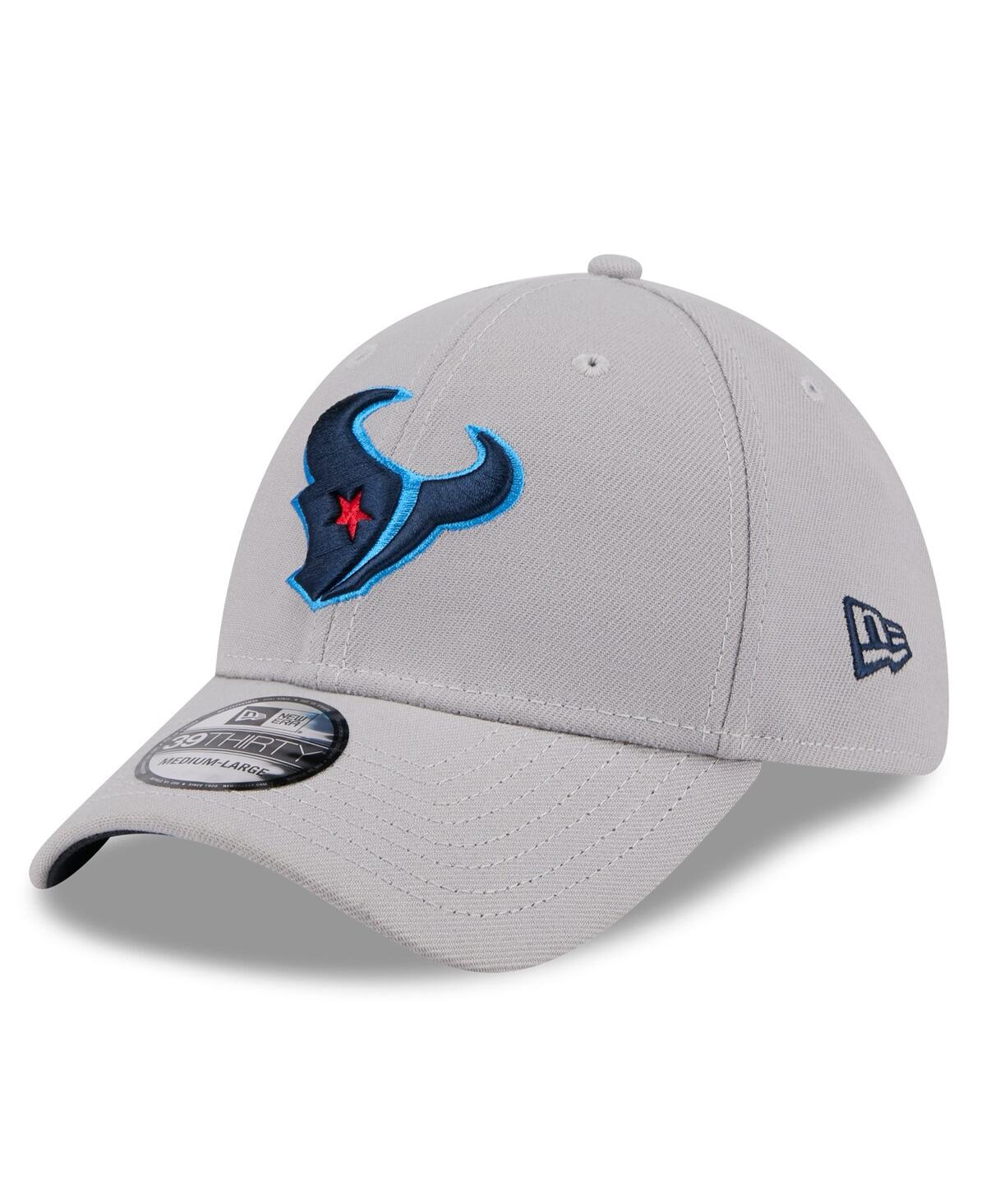 New Era Men'sHouston Texans Standard 39THIRTY Flex Hat - Gray