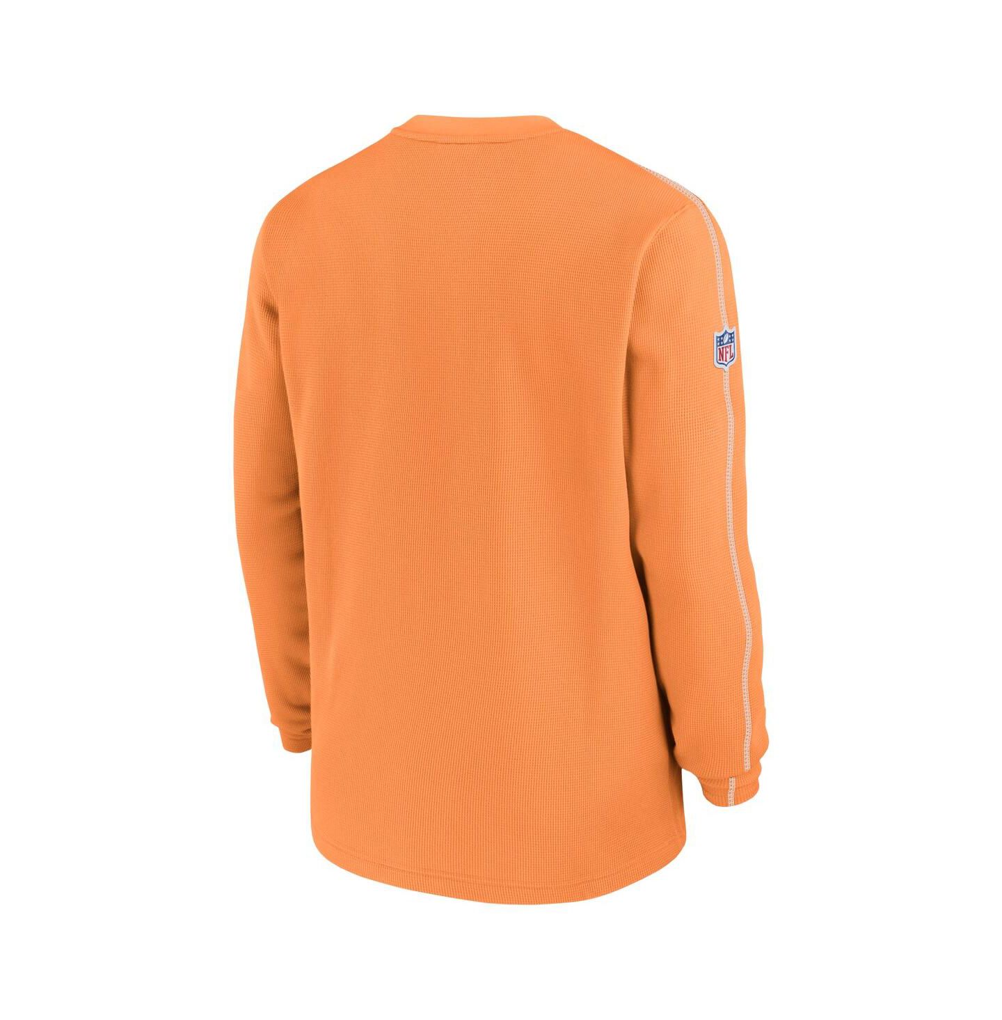Мужской топ Nike Orange Tampa Bay Buccaneers Alternate Logo Coach Long Sleeve Top — фото 3