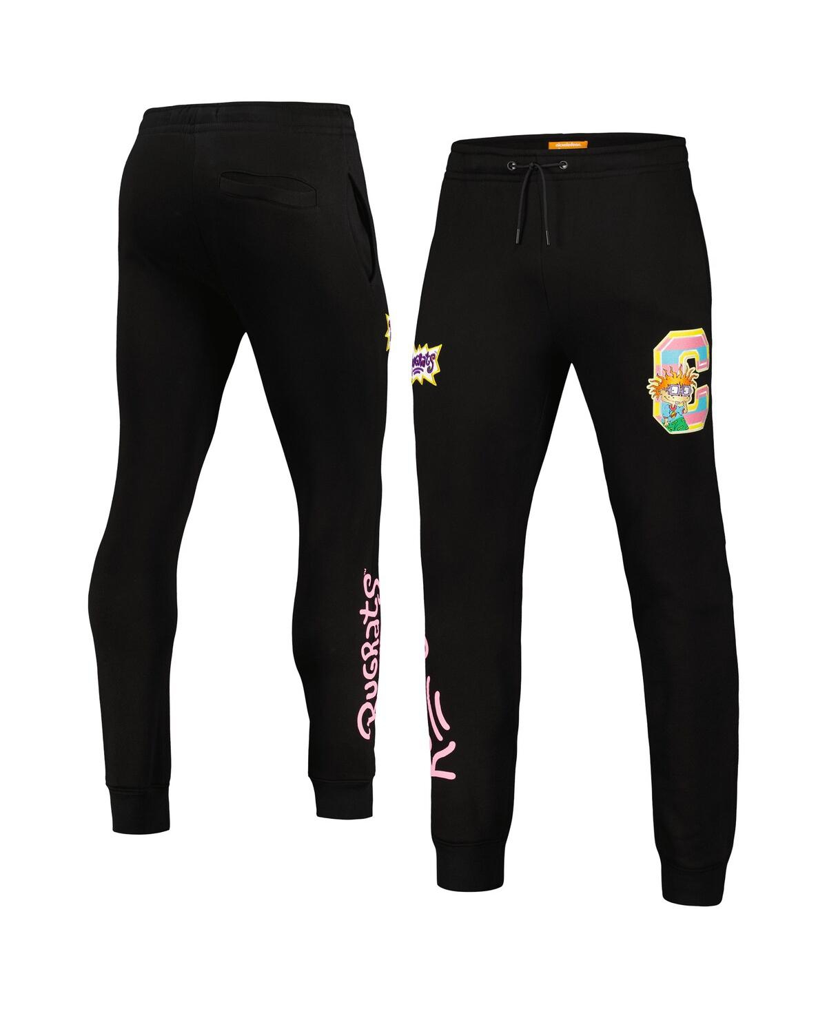 Men's Black Rugrats Fleece Jogger Pants - Black