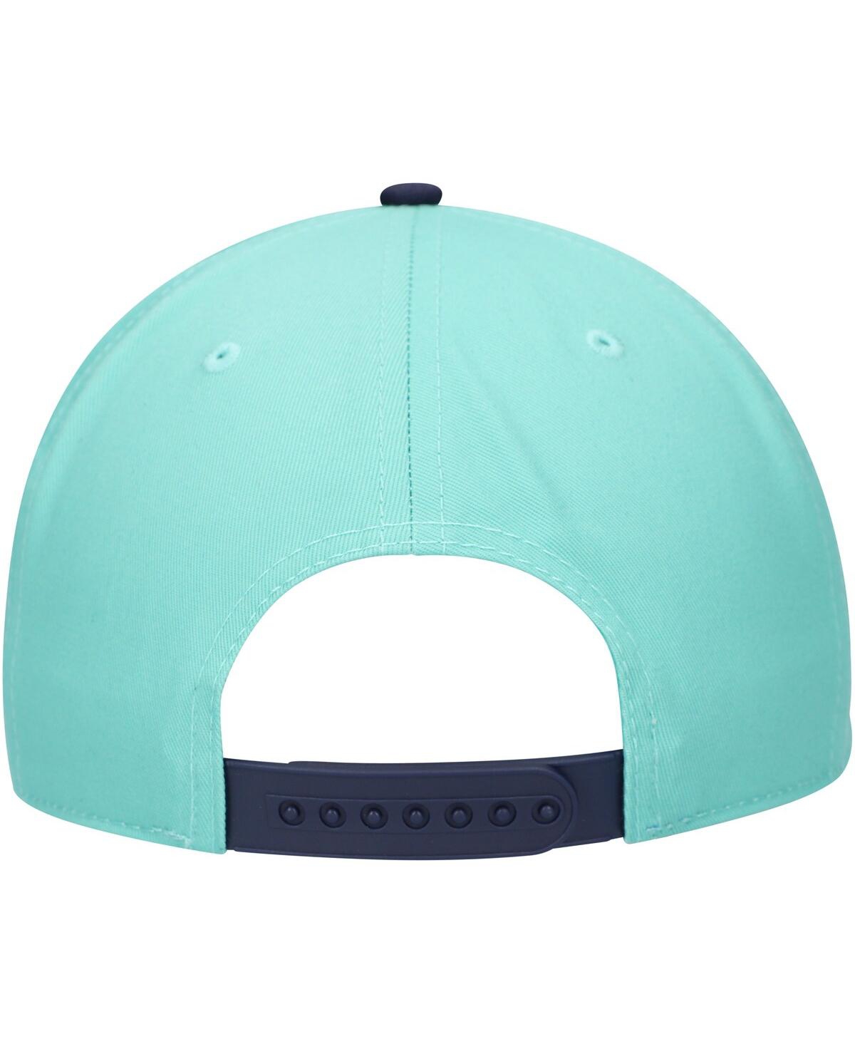 AMERICAN NEEDLE MEN'S LIGHT BLUE SEATTLE KRAKEN ROSCOE WASHED TWILL ADJUSTABLE HAT 