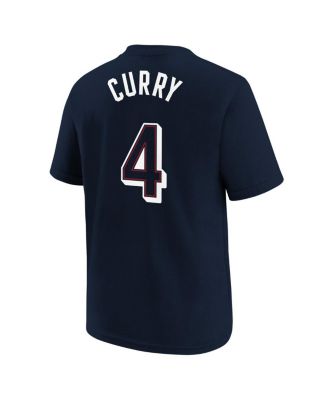 Nike Big Boys and Girls Stephen Curry Navy USA Basketball 2024