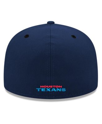 Men's Navy Houston Texans Omaha 59FIFTY Fitted Hat