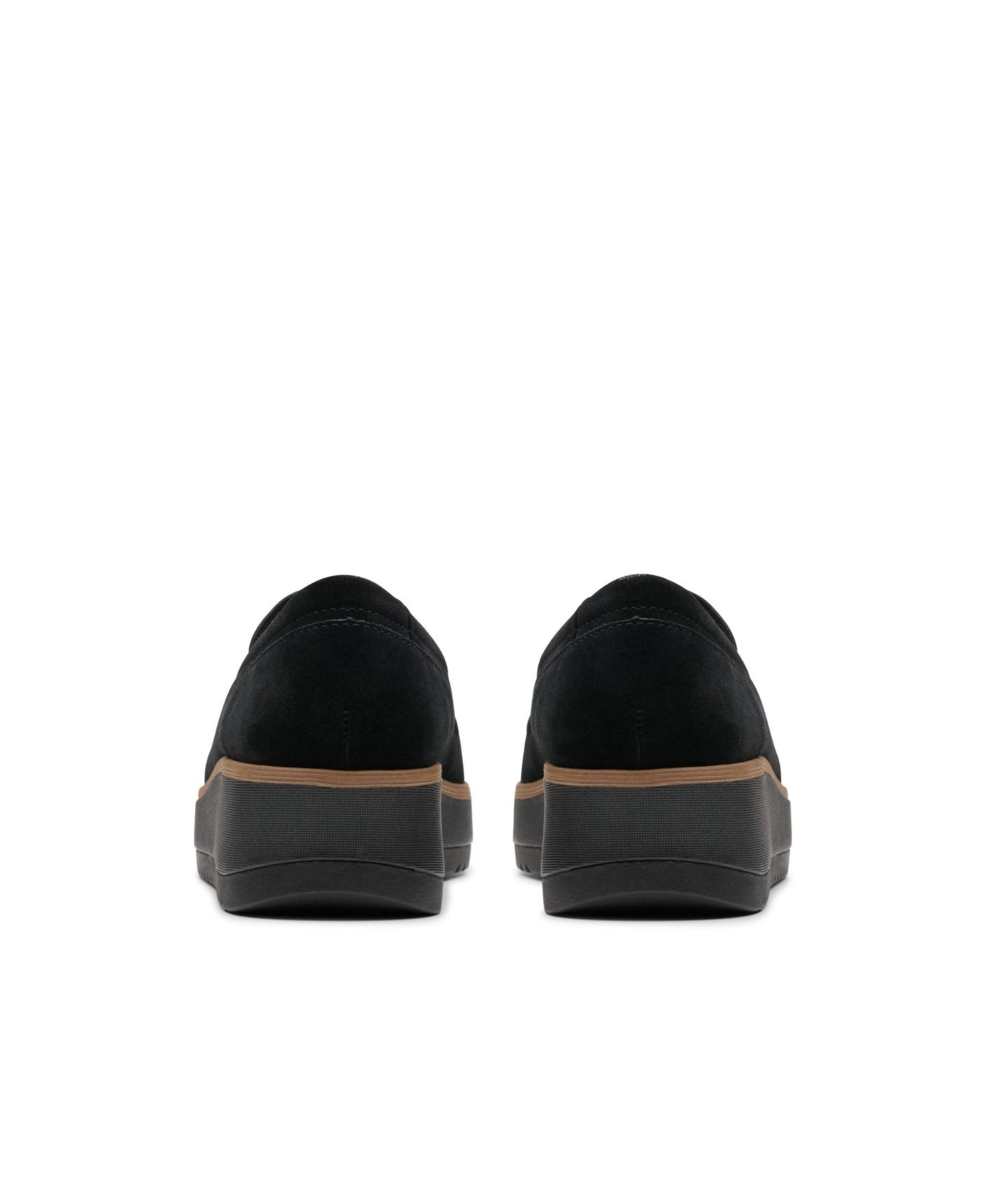 Женские туфли Clarks Collection Zylah Sky Slip-On, цвет: Чёрный замшевый — фото 6
