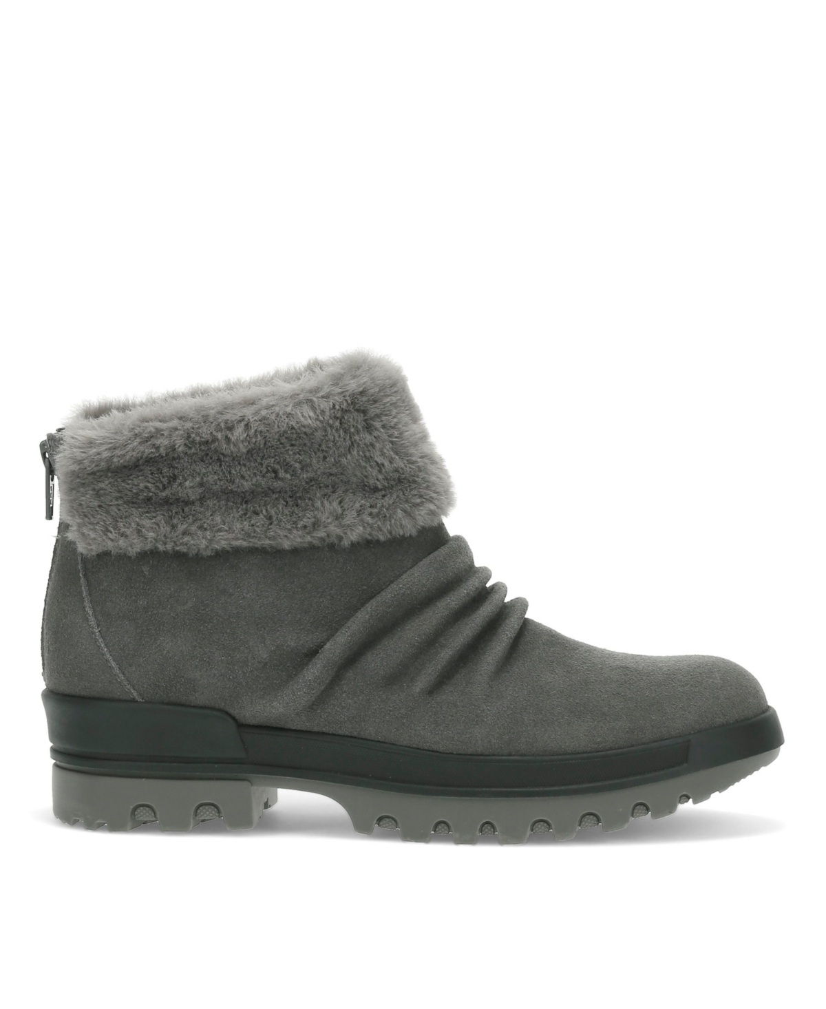 Baretraps Women's Nuri Cold Weather Booties In Dark Grey Suede