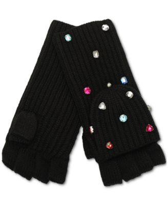 kate spade new york - Women's Embellished Pop-Top Gloves