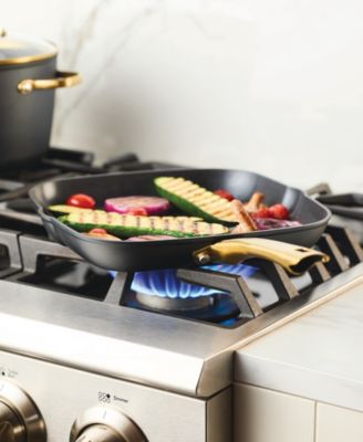 Forged Induction Ceramic Nonstick Square Grill Pan, 11 Inch