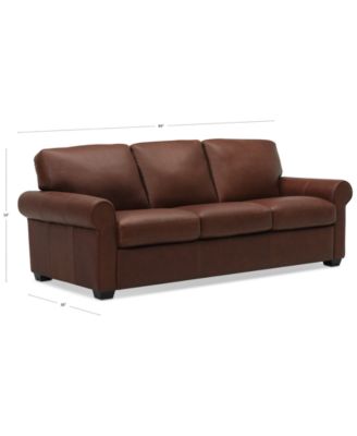 Norley Leather Sofa, Created for Macy&#39;s