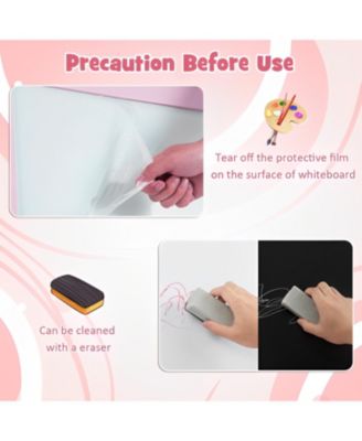 3-in-1 Double-Sided Storage Art Easel