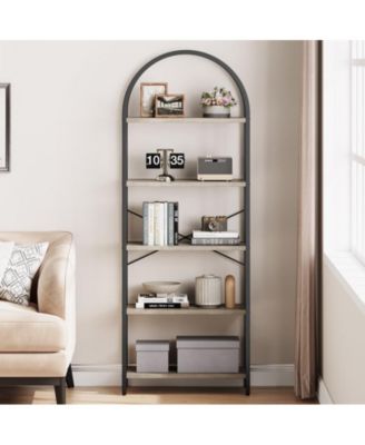 Arched bookshelf
