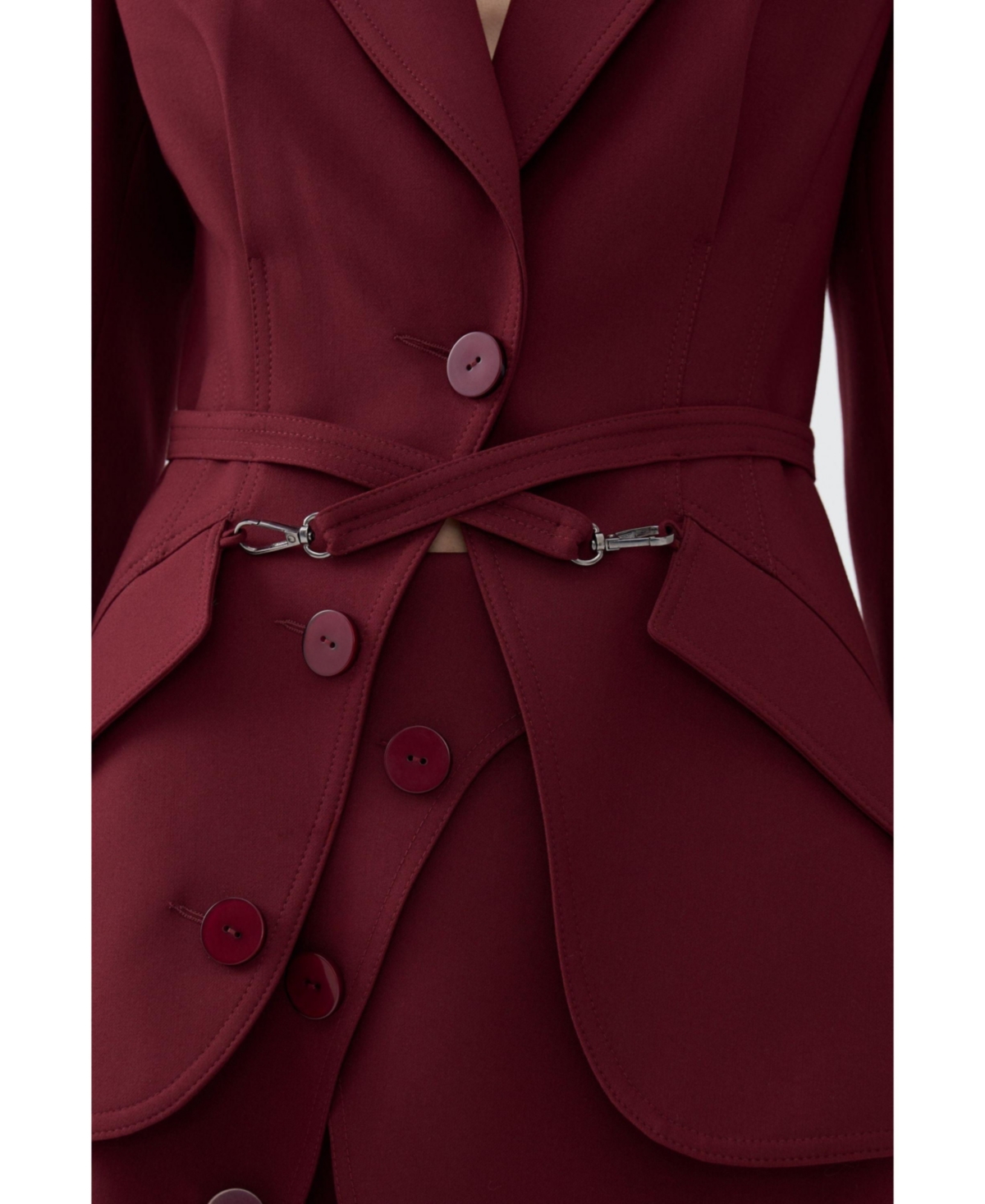 Nocturne Women's Belted Blazer Jacket