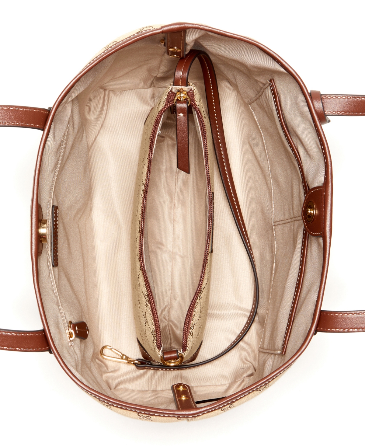 Shop Nine West Teagan 2 In 1 Tote In Brown Black