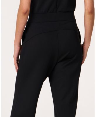 Women's Rebody That's a Wrap Wide Leg Scuba Jumpsuit