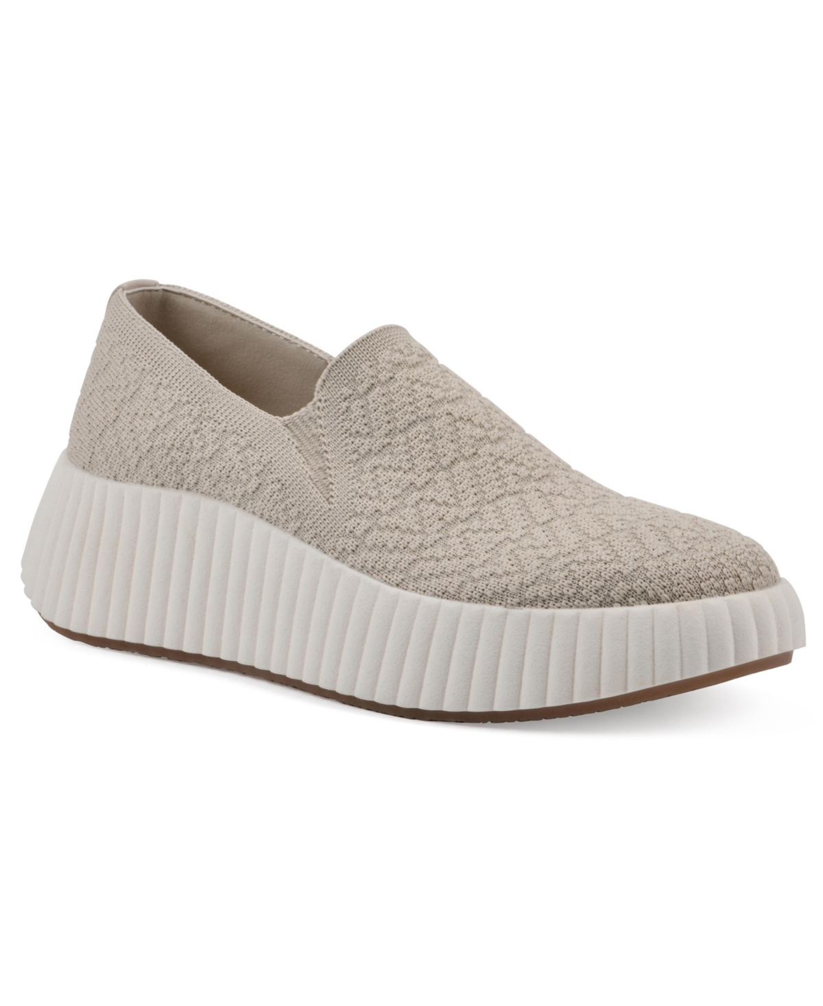 White Mountain Women's Daylight Slip-On Platform Sneakers