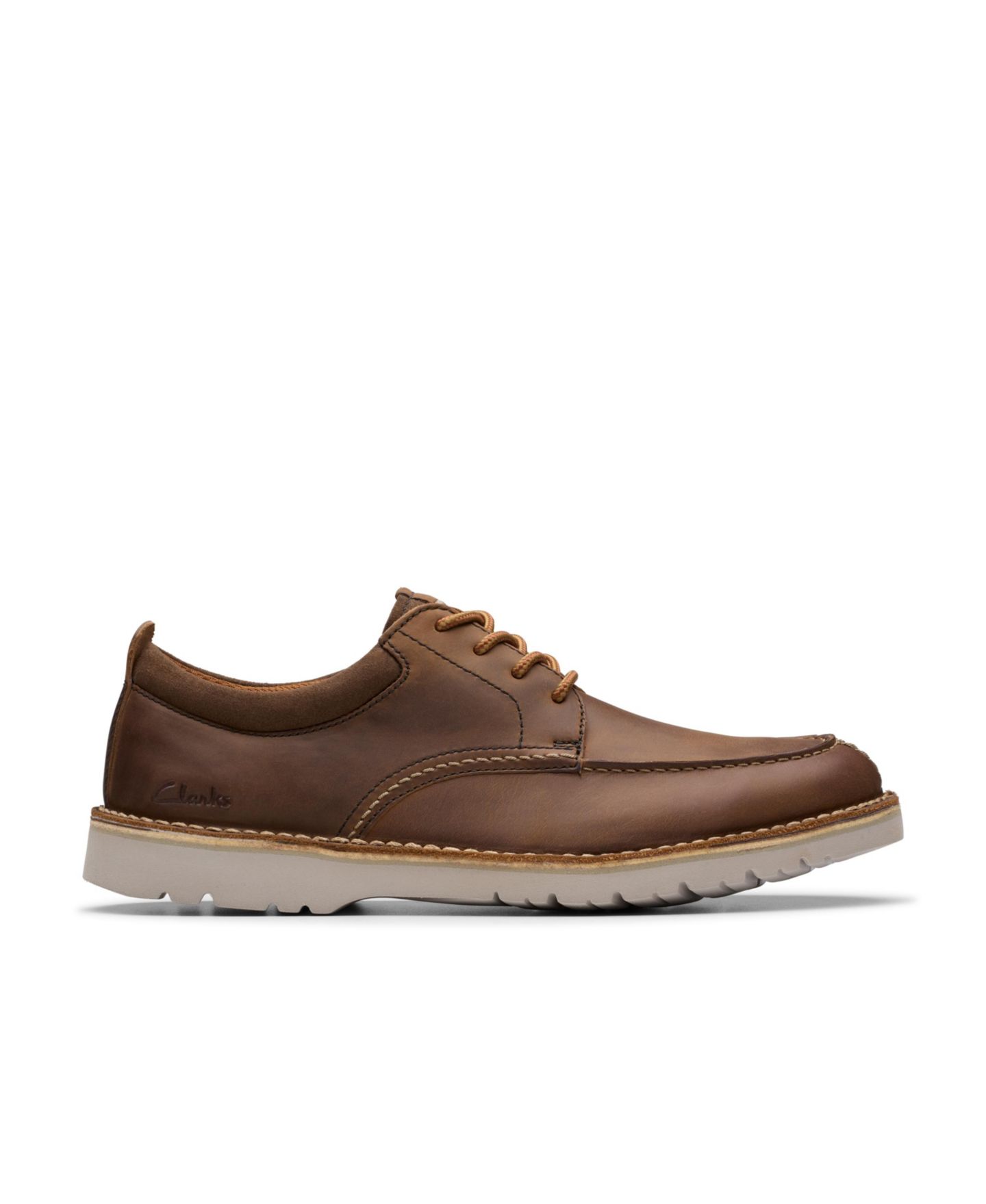 Обувь Clarks Collection Men's Eastridge Moc, цвет: Серый кожаный — фото 12