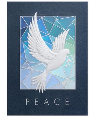 Stained Glass Dove Holiday Boxed Cards