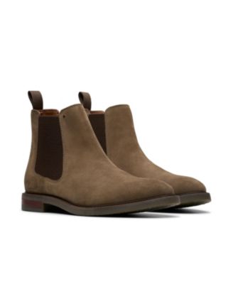 【COLOR iN ID】Simple suede middle boots WESCOT Brown Suede Square-Toe Knee-High Heeled Women's Boot