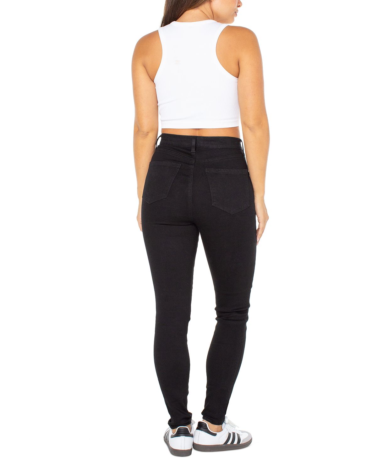 Celebrity Pink Juniors' Curvy Ultra High-Rise Skinny Jeans view 2 — MAYCSS fashion products