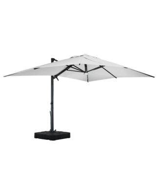 10x13 ft. 360° Rotation Cantilever Patio Umbrella with BaseandBT