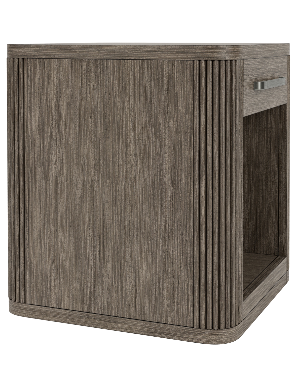 Macy's Frandlyn 24" Wood End Table In Designer Espresso