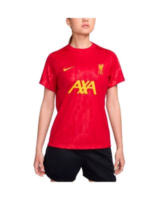 Women's Red Liverpool 2024/25 Academy Pro Pre-Match Top