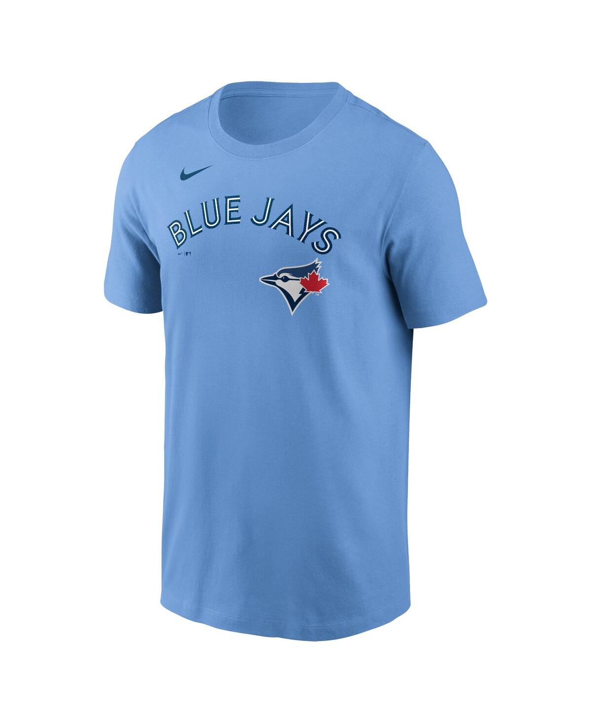 Nike Men's Bo BichetteToronto Blue Jays Fuse Name Number T-Shirt - Powder Blue