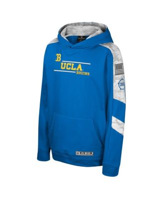 Big Boys and Girls Blue UCLA Bruins OHT Appreciation Cyclone Digital Camo&nbsp;Pullover Hoodie