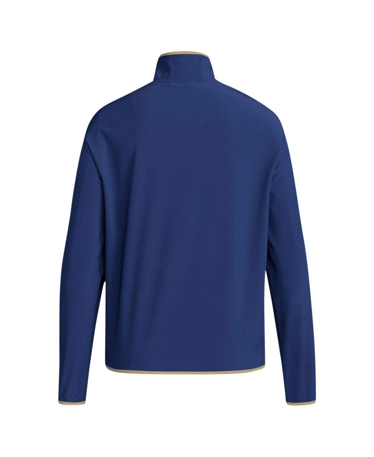 Adidas Men'sGeorgia Tech Yellow Jackets Coaches Sideline Half-Zip Jacket - Navy