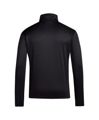 Men's Black Miami Hurricanes Coaches Sideline Quarter-Zip Top
