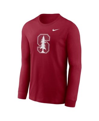 Men's Cardinal Stanford Cardinal Primary Logo Long Sleeve T-Shirt