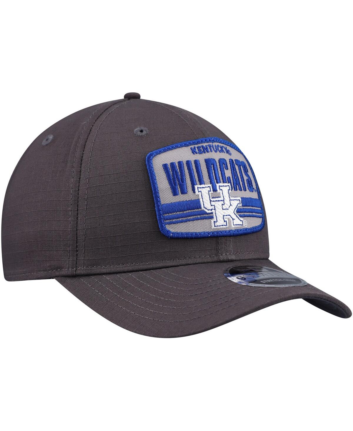 New Era Men's Charcoal Kentucky Wildcats Team Elevated 9seventy Adjustable Hat In Charcoal