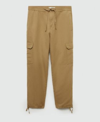 Men's Cotton-Linen Cargo Pants