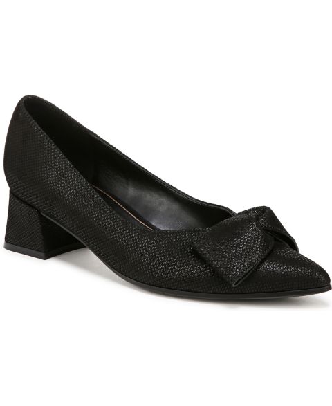 Женские туфли Naturalizer Mavis Mid-Heel Pumps, цвет: Чёрный / Металлик замшевый