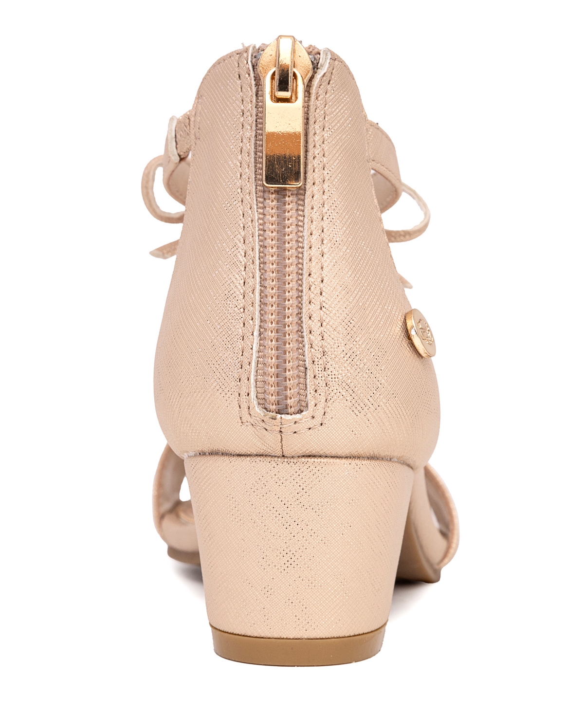 SUGAR LITTLE AND BIG GIRLS ELIZABETH OPEN TOE DRESS HEEL 