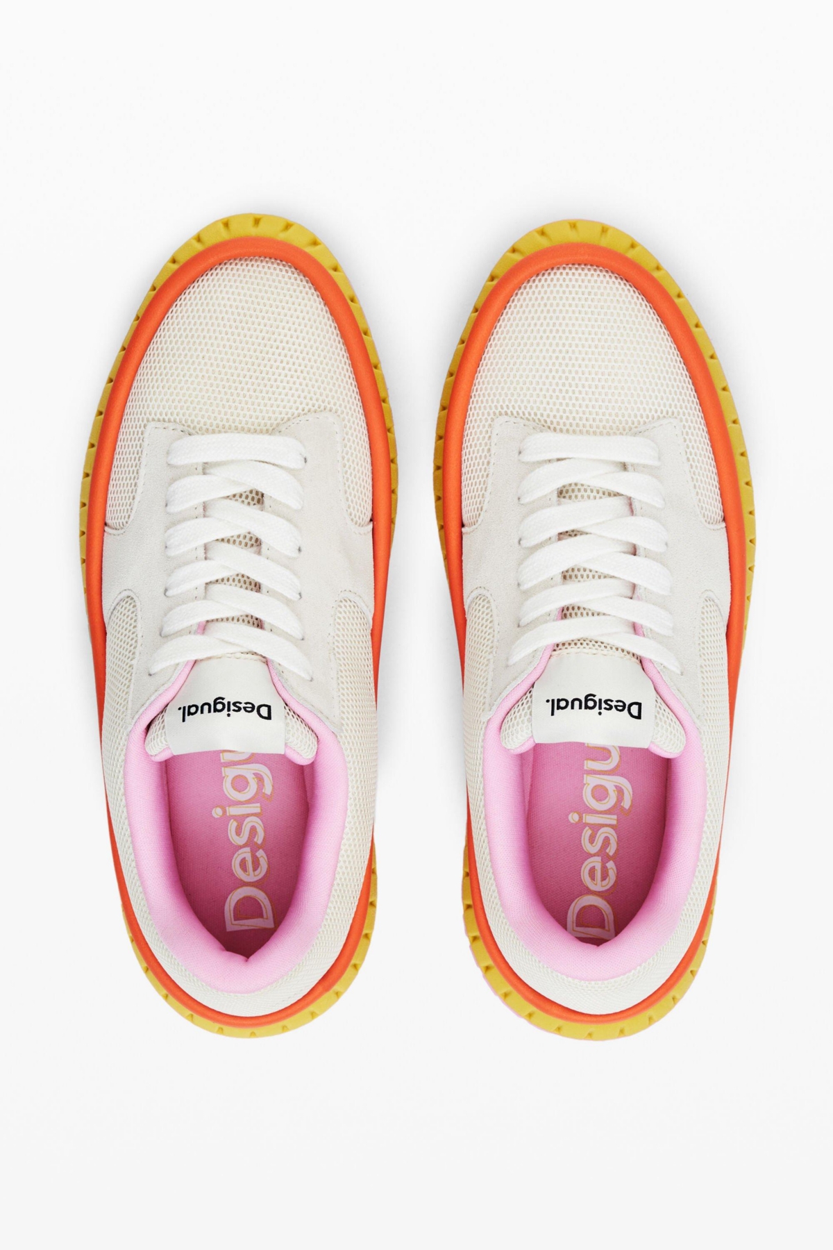 Desigual Women'scolor sole sneaker