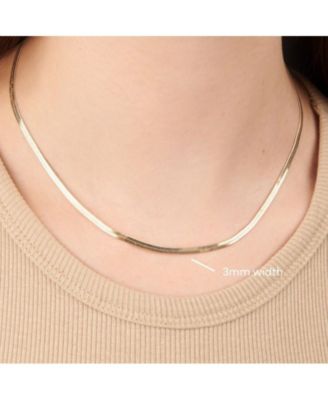 Amelia Herringbone Necklace