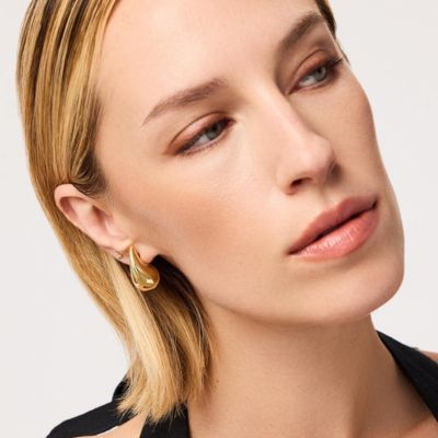Gold Statement Earrings - Kiara