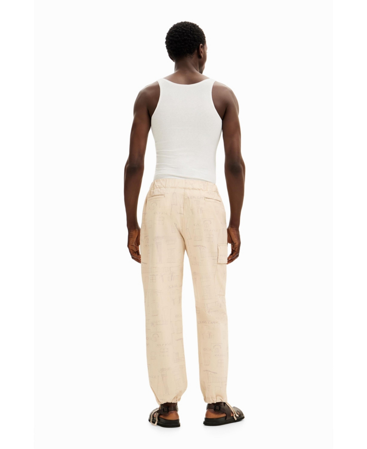 Desigual Men's Printed cargo pants