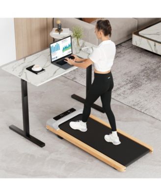 Under Desk Treadmill with Remote Control and LED Display for Home Office