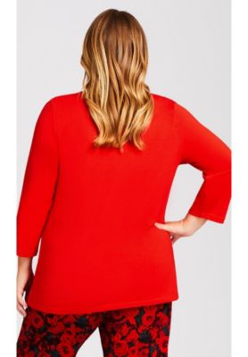 Women's Plus Size Slogan Sleep Top