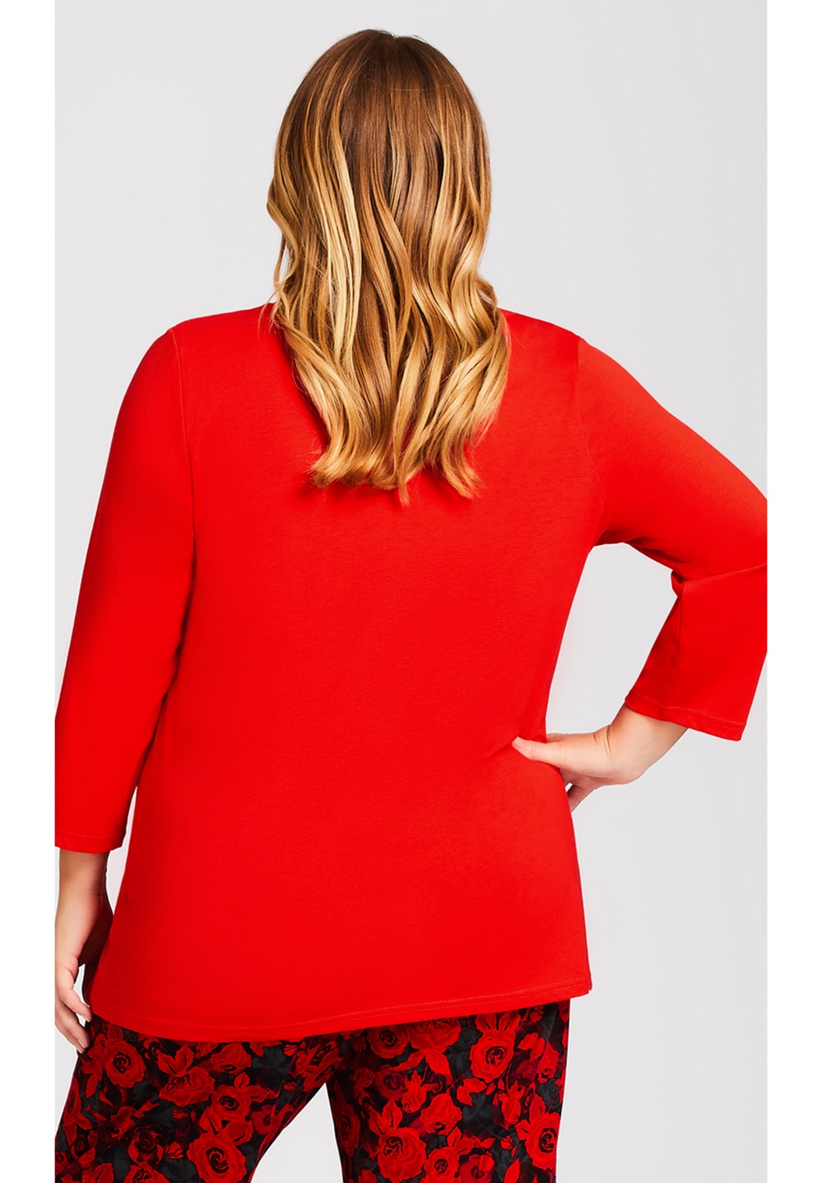 Avenue Women's Plus Slogan Sleep Top