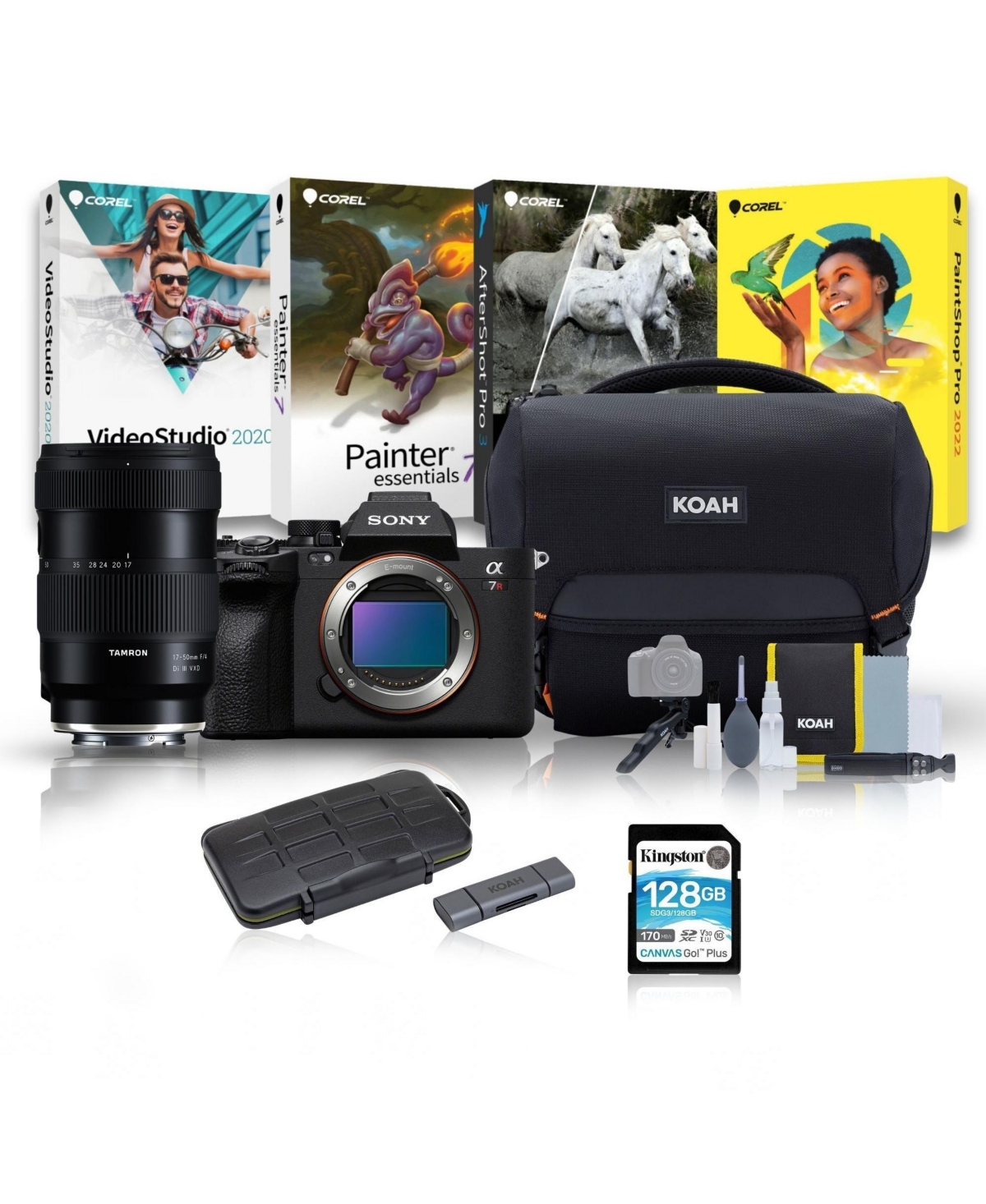 Sony Alpha 7 Mark Iv Full-frame Mirrorless Interchangeable Lens Camera with AFA068S700 17-50mm Lens
